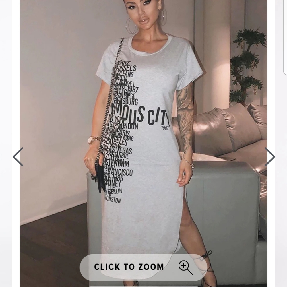 Send me your location maxi dress